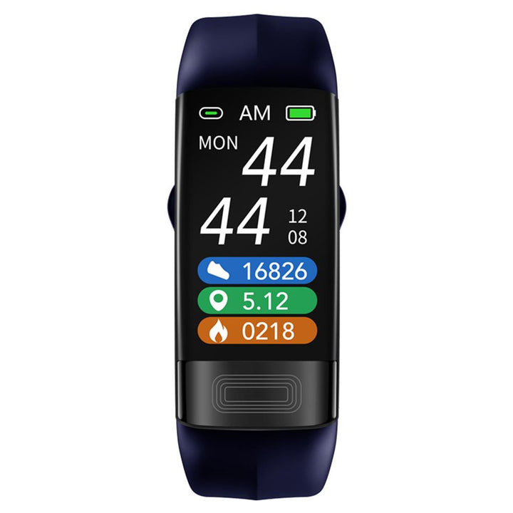 Real-time heart rate and SpO2 monitoring with this women's health smart bracelet.