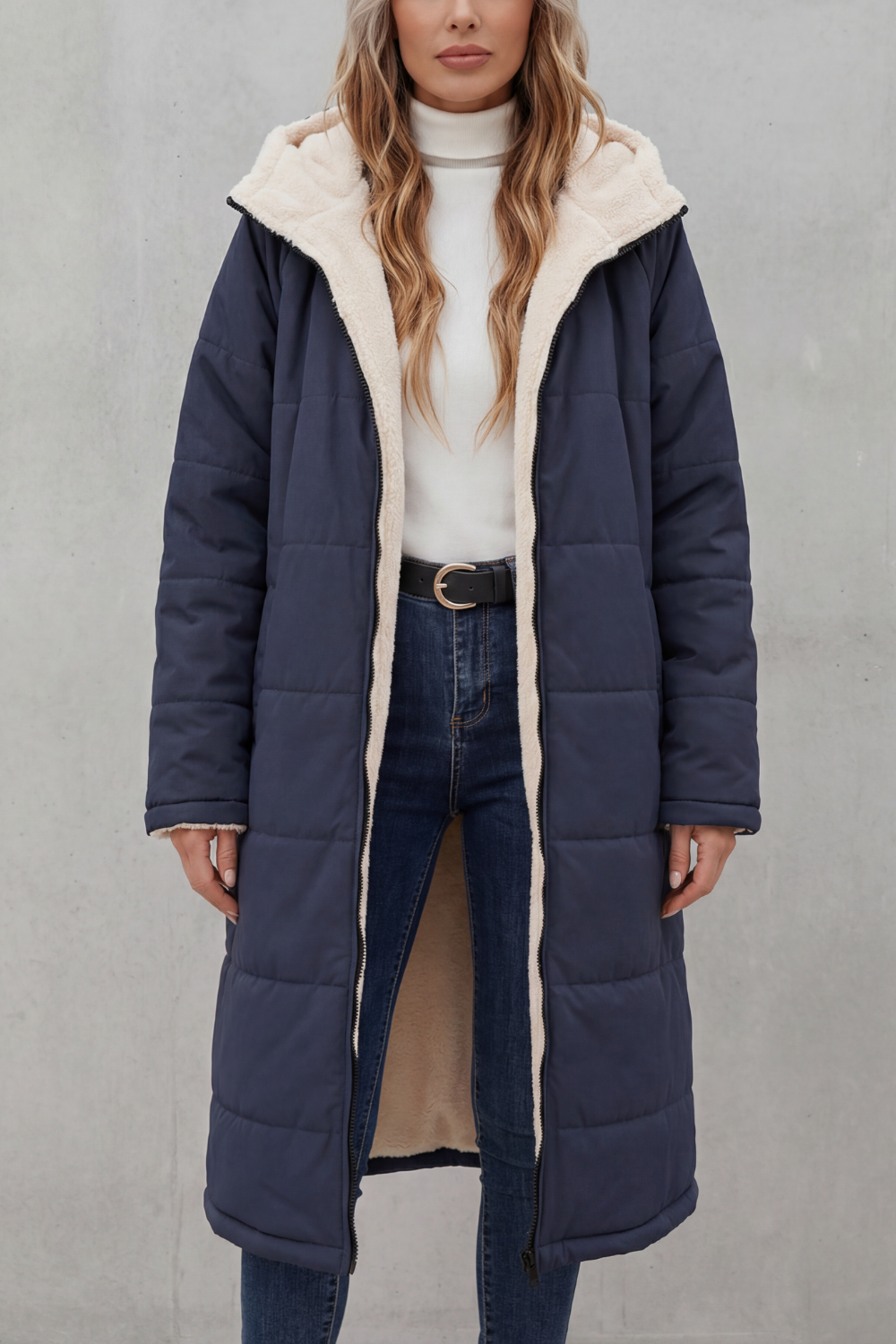 Women's soft & comfortable everyday warmth cozy coat. Ideal casual outerwear for winter.