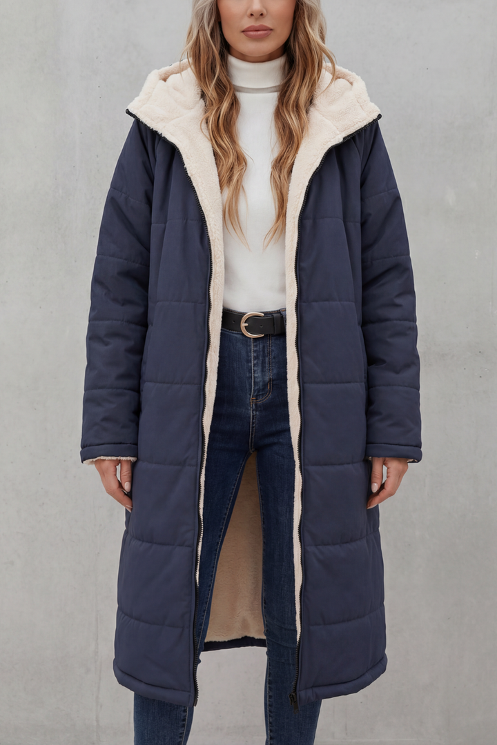 Women's soft & comfortable everyday warmth cozy coat. Ideal casual outerwear for winter.