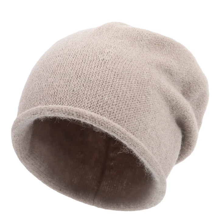 Chic women's soft slouchy beanie, enhancing casual style with cozy comfort. A perfect everyday hat.