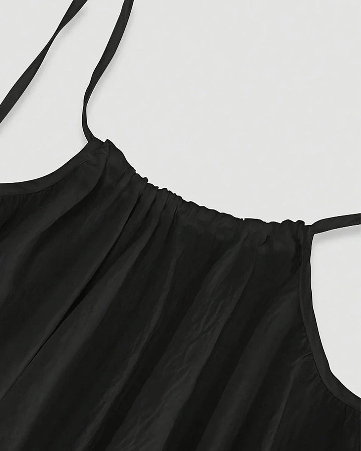 Elegant solid cami maxi dress for women, long and comfortable, perfect for spring events.