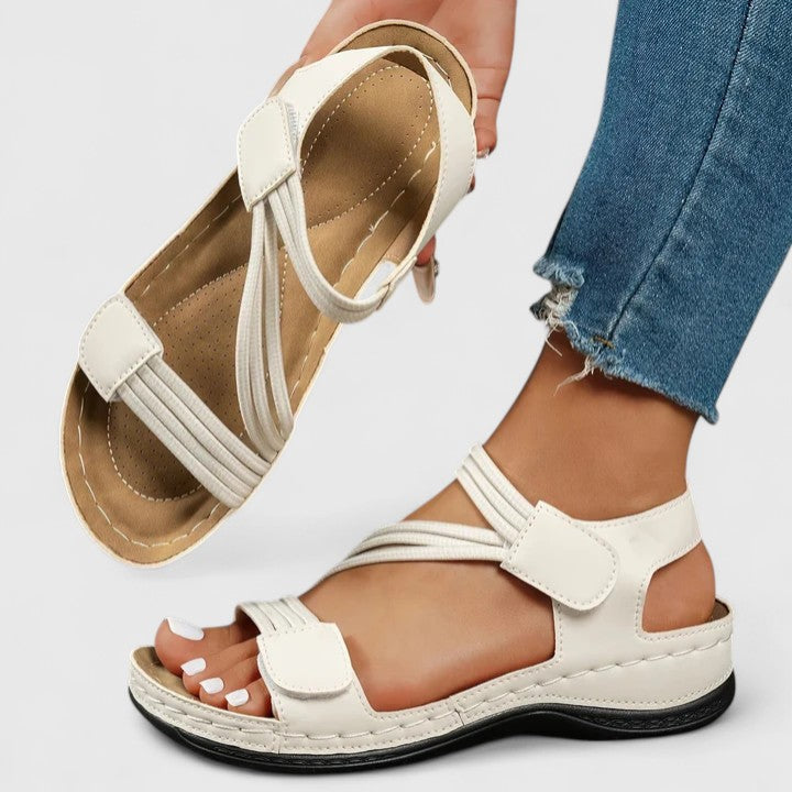Stylish women's walking sandals with excellent arch support for daily wear.