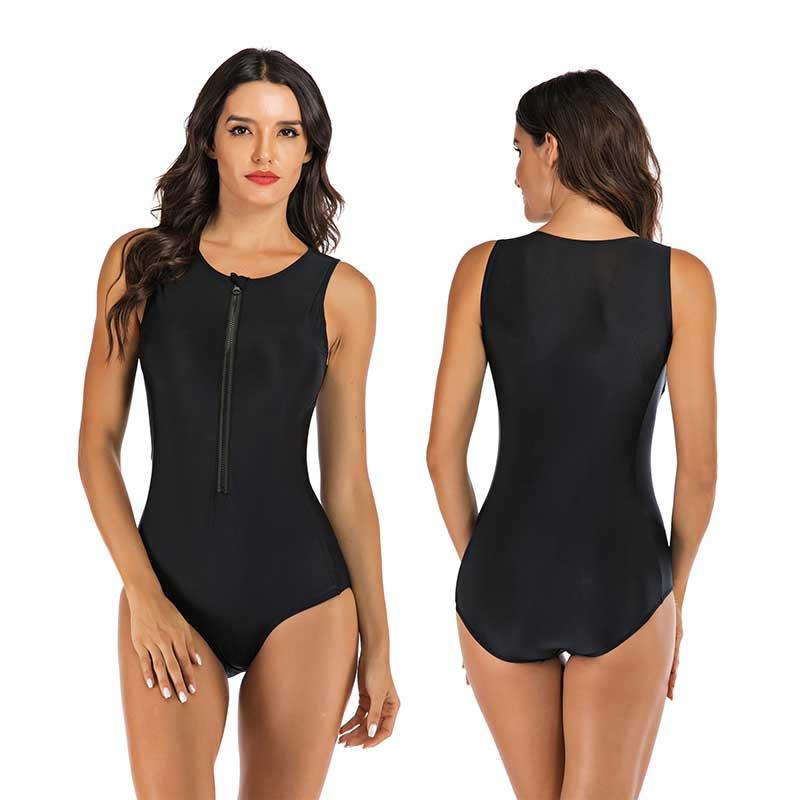 Comfortable & stylish women's one-piece swimwear for active adventures and poolside fun.