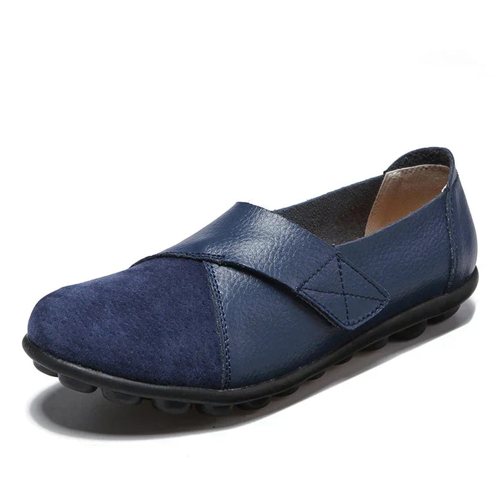 Versatile women's everyday flats, featuring a stitched design and comfortable slip-on fit.