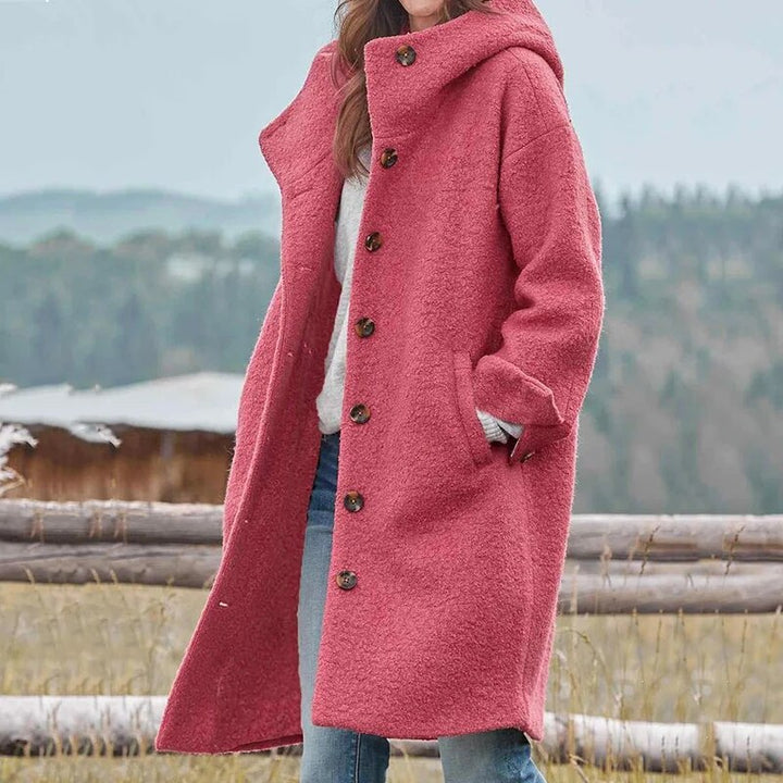 Stylish and warm hooded outerwear for women, a must-have long winter coat