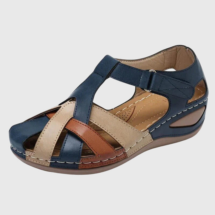 Women's stylish orthopaedic comfort sandals with arch support, ideal for summer & foot pain relief.