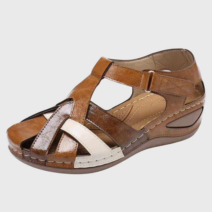 Stylish women's wedge sandals with adjustable straps & arch support for ultimate summer comfort.
