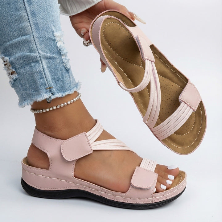 Women's stylish orthopedic sandals for all-day comfort, perfect for everyday walking.