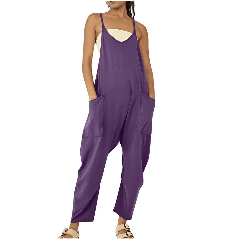 Women's fashion sleeveless jumpsuit, designed for everyday chic & ultimate comfort.