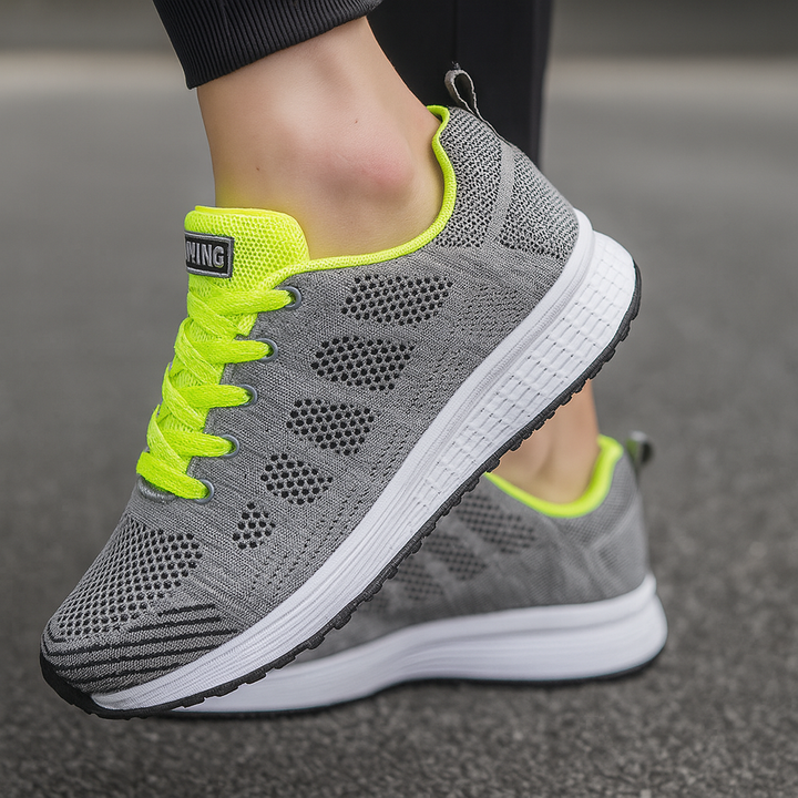 Women's supportive athletic walking shoes for balance, arch support, and all-day comfort. Ideal for active lifestyles.