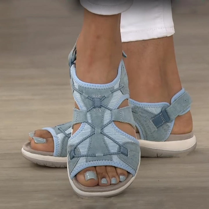 Everyday women's sandals featuring adjustable straps and arch support.