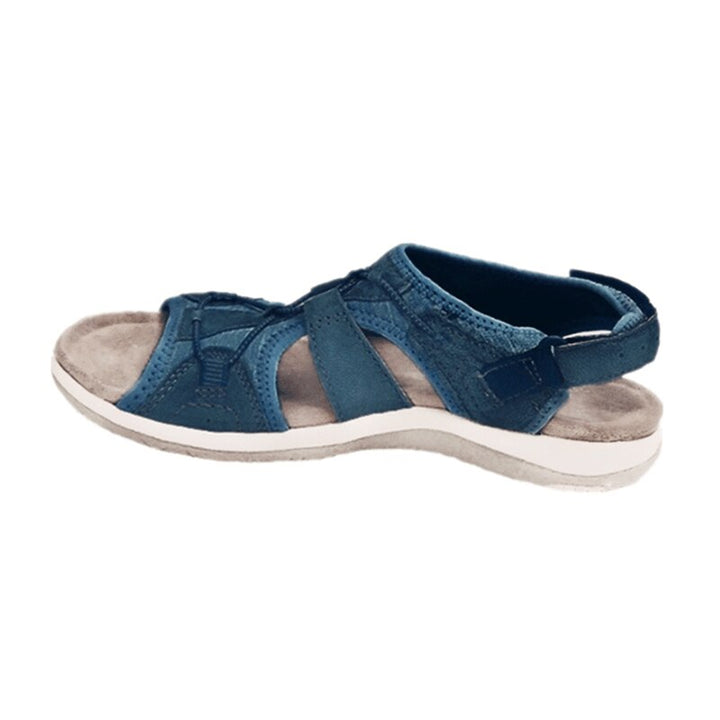 Women's walking sandals with ergonomic arch support for superior comfort.