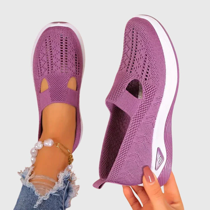 Active wear women's walking shoes, providing supportive relief for feet during exercise & casual use.