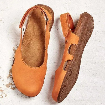 Comfortable women's summer sandals with adjustable straps, arch support & slip-resistant design for daily wear.