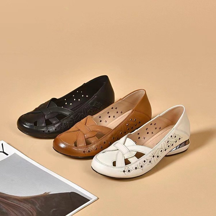 Comfortable women's Sylvie orthopedic slip-on shoes, perforated for breathability, ideal for casual everyday wear.