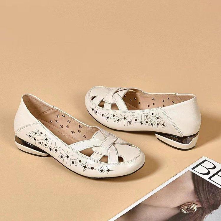Sylvie women's perforated slip-on orthopedic footwear, offering arch support and breathable comfort for daily use.