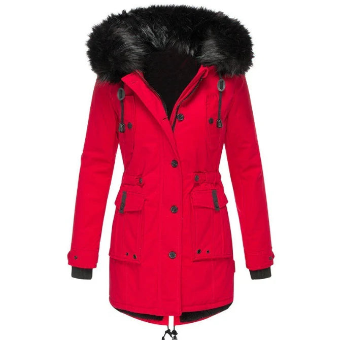Chic silhouette women's blazer, ideal for smart casual or workwear ensembles.