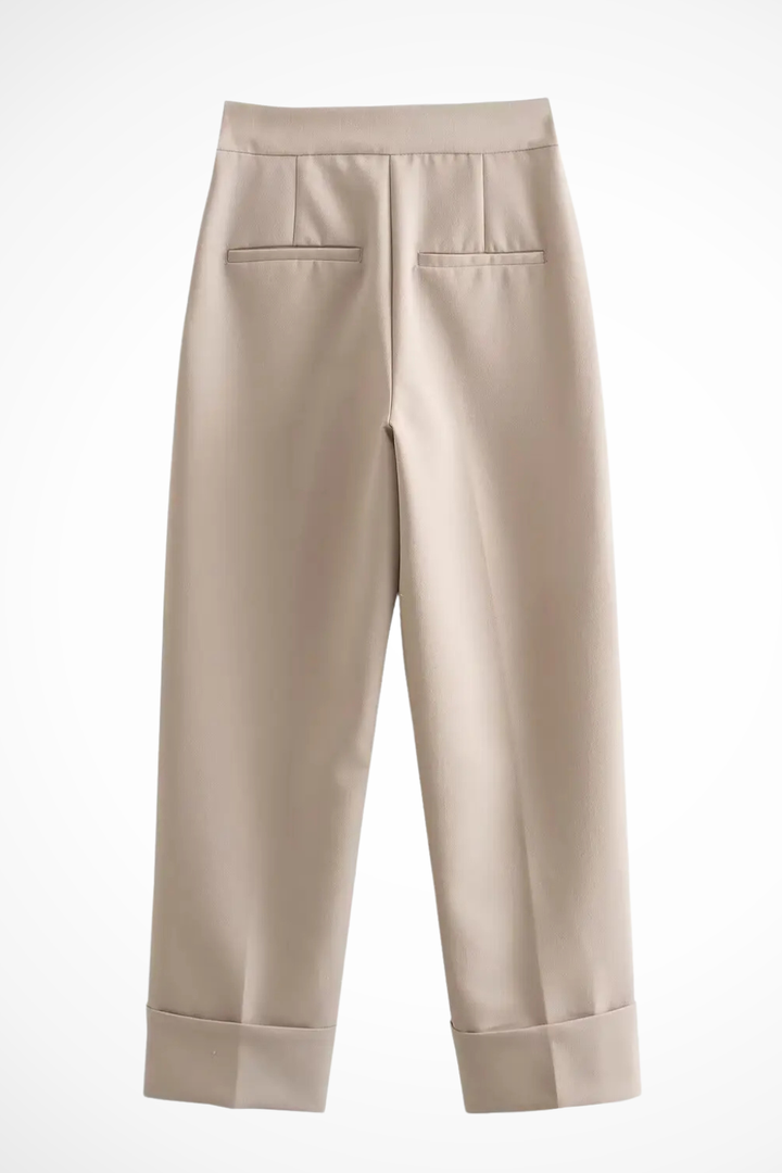 Versatile women's tailored 2 piece set: stylish waistcoat & straight leg trousers. Perfect for professional & formal wear.
