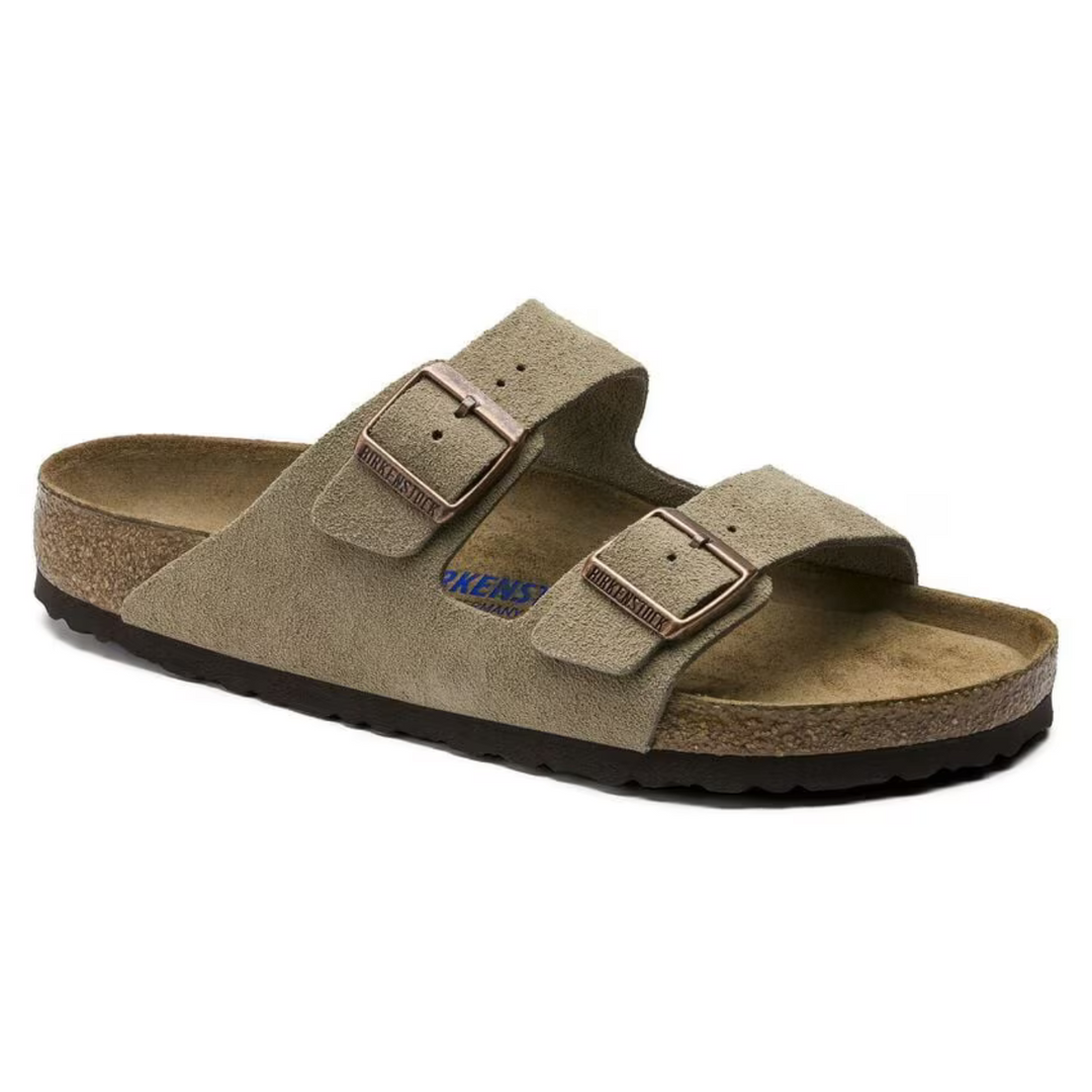 Women's taupe comfort sandals with adjustable straps, perfect for summer casual wear.