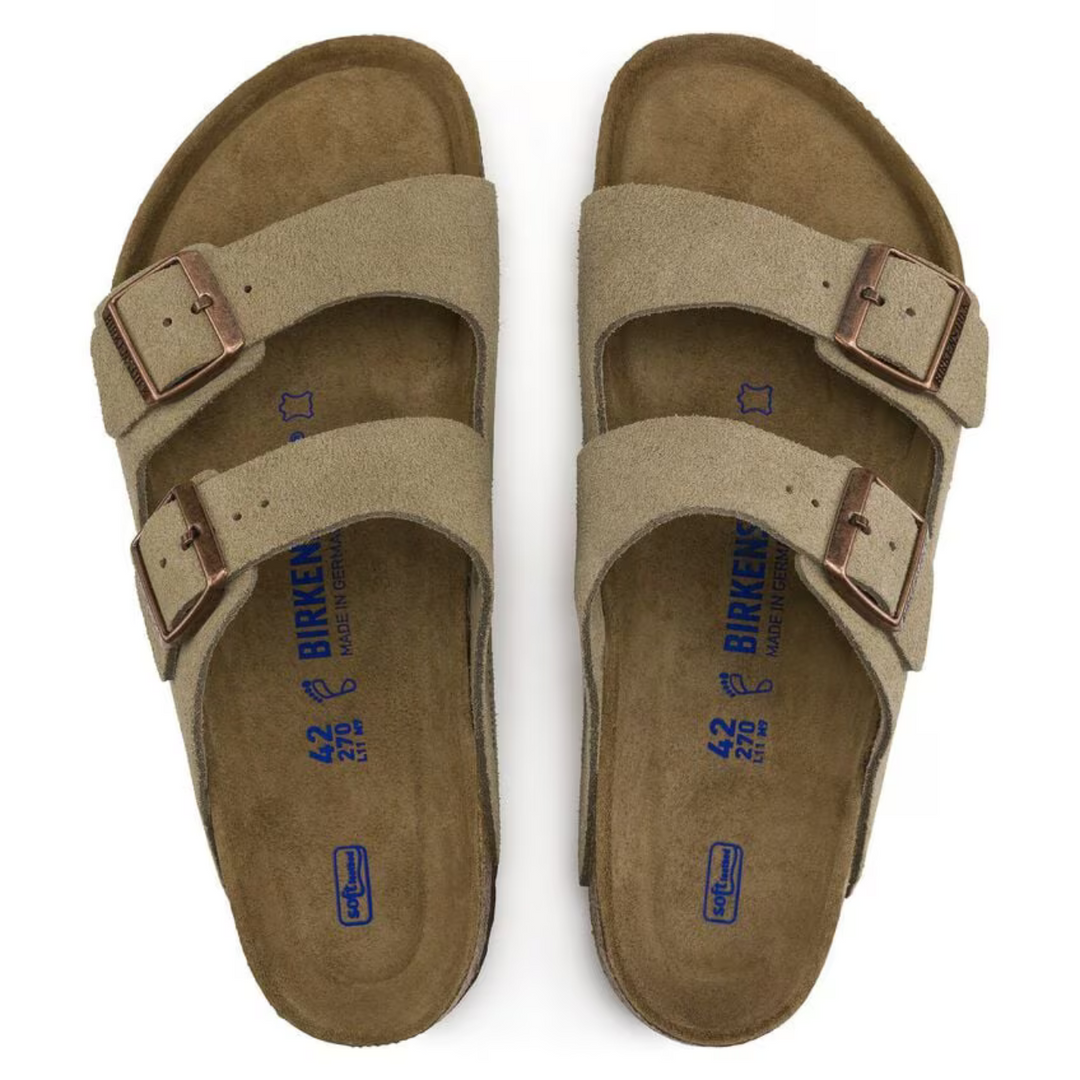 Stylish taupe women's sandals, comfortable and casual with practical adjustable straps.
