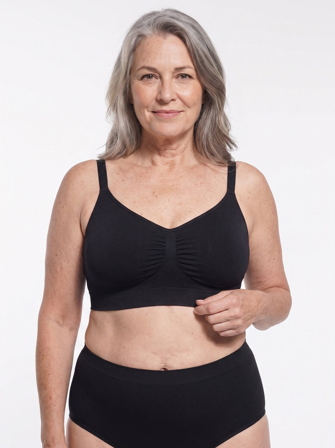 Stretchy seamless everyday bra for women, offering ultimate comfort and support without wires.