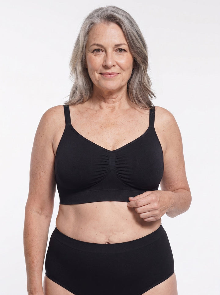 Stretchy seamless everyday bra for women, offering ultimate comfort and support without wires.