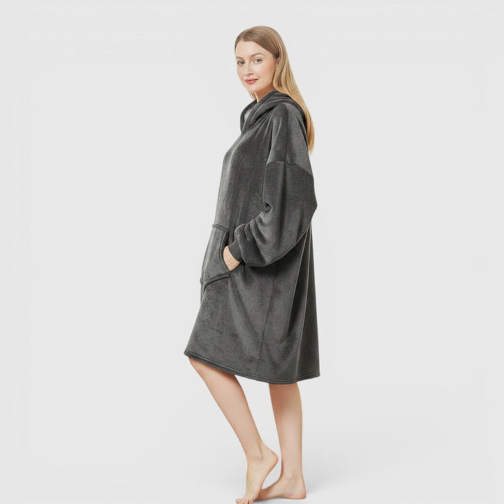 Relax in this women's ultra soft hoodie blanket. Cozy wearable comfort for home living & lounging.
