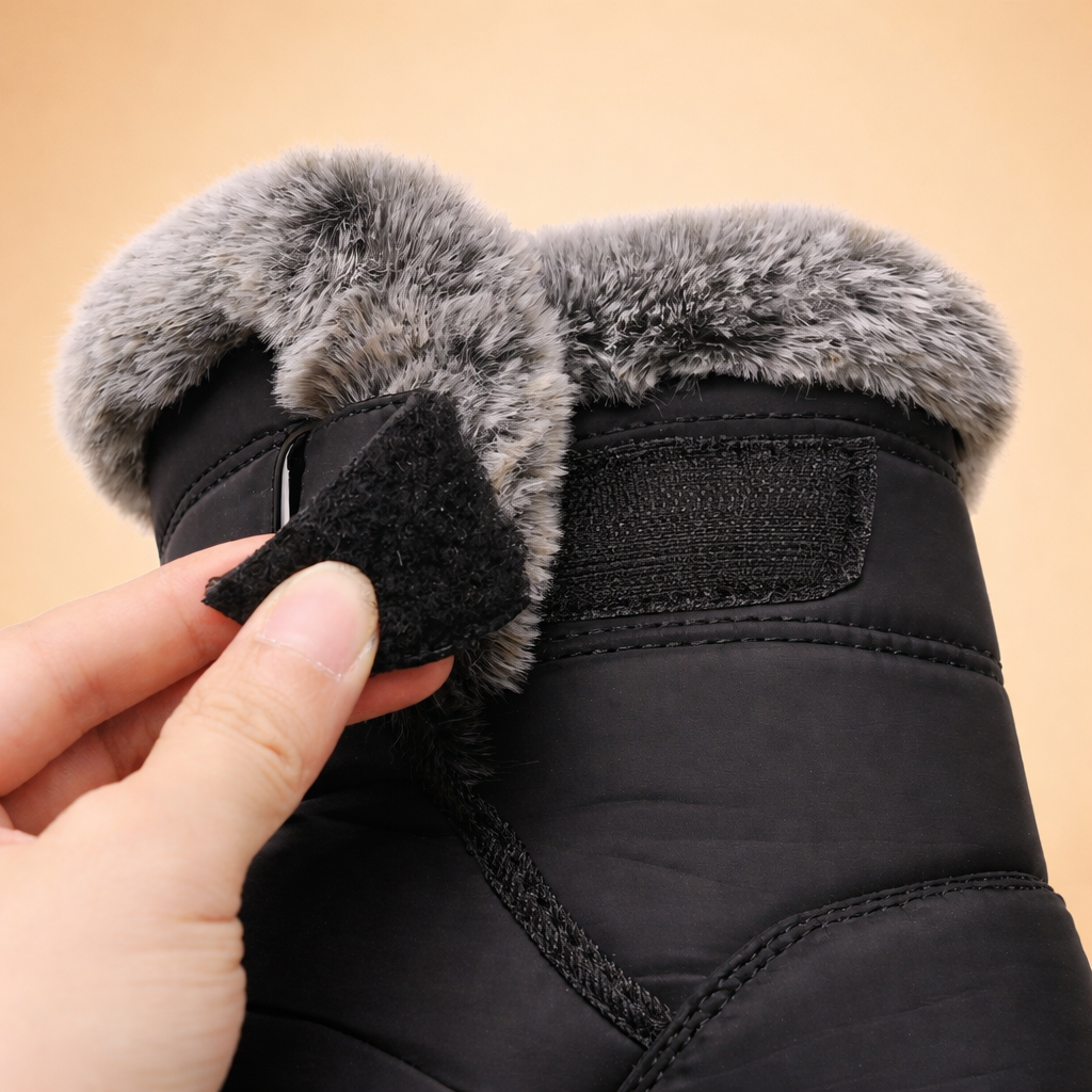 Women's ultimate warm lined snow boots, providing cozy comfort, stylish winter fashion & cold weather protection.