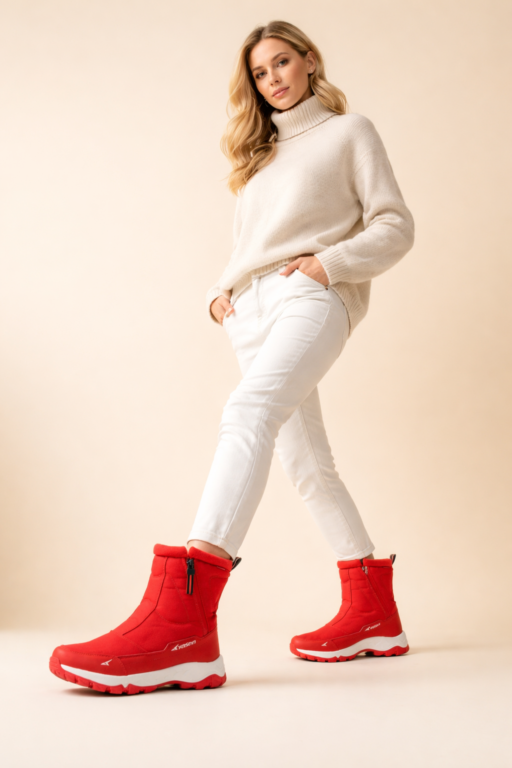 Get cozy with these women's warm non-slip winter snow boots for ultimate comfort.