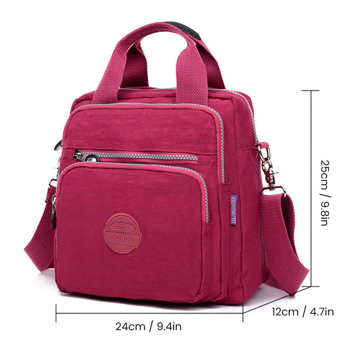 Fashionable women's crossbody purse, water-resistant & chic. A versatile accessory for any outfit.