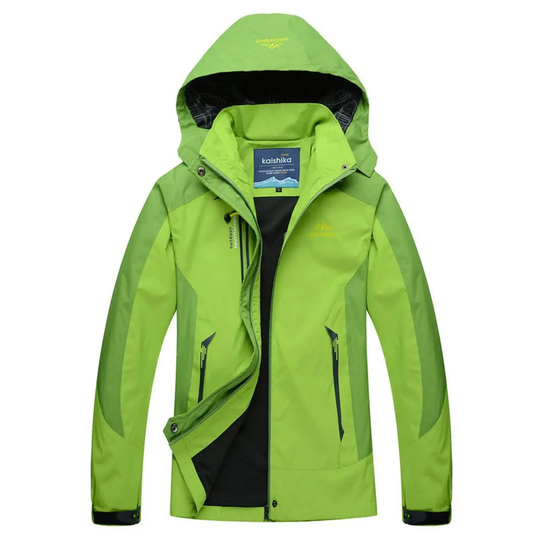 Comfortable women's activewear jacket: waterproof, hooded, quilted design for hiking & outdoor adventures.