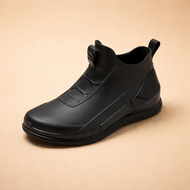 Women's waterproof slip-on ankle boots for all-day comfort, perfect for everyday style & rainy days.