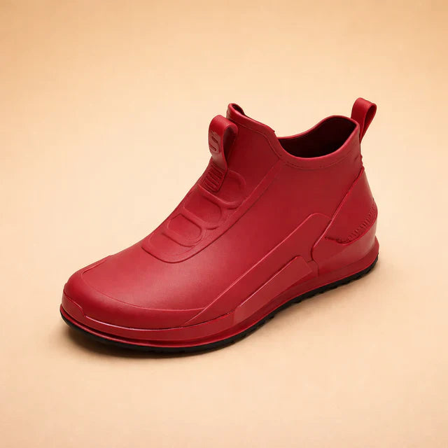 Modern women's waterproof ankle boots, slip-on style, offering comfort & protection for everyday adventures.