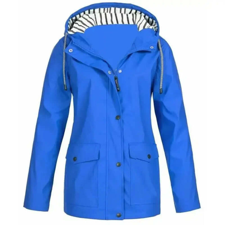 Comfortable women's windproof & waterproof outdoor jacket. Stylish design for all-weather performance.