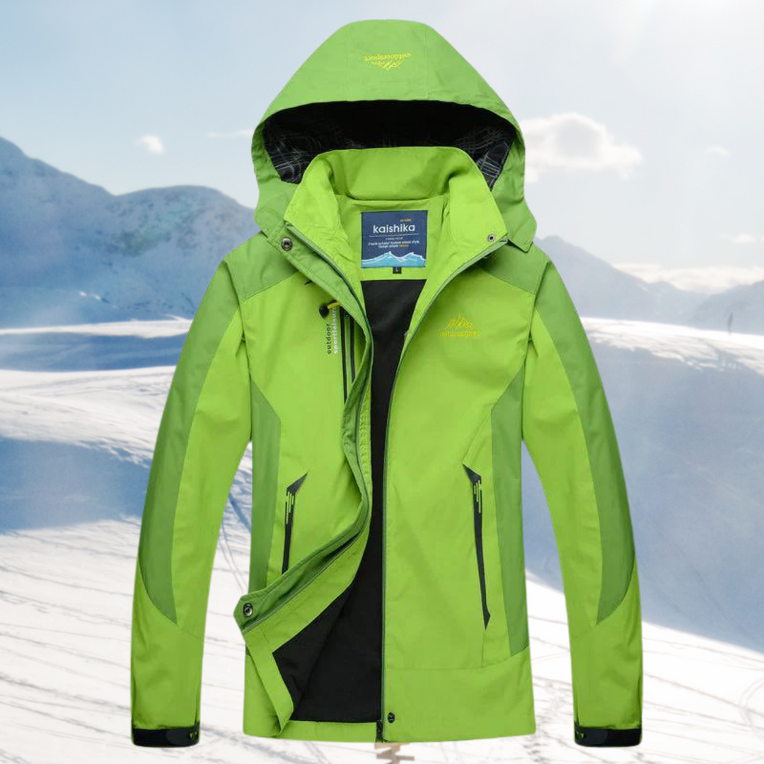 Durable women's outdoor jacket, windproof and water-resistant for any weather.