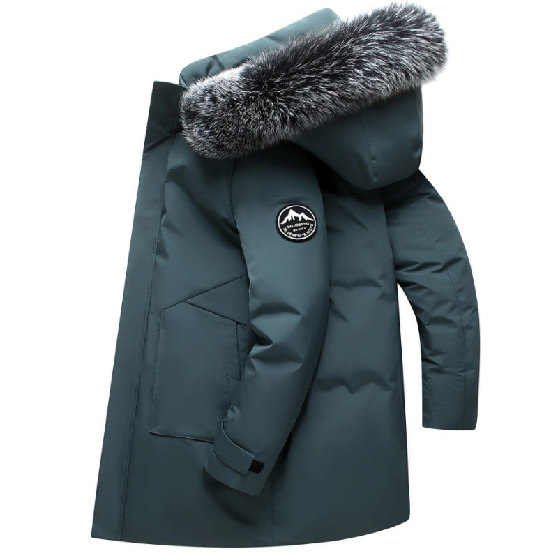 Women's winter parka with cozy faux fur trim and a practical removable hood, perfect for cold weather outerwear.