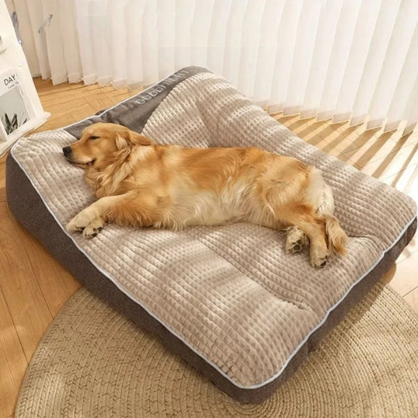 XXL orthopedic dog bed for large dogs, with joint support & removable washable cover.