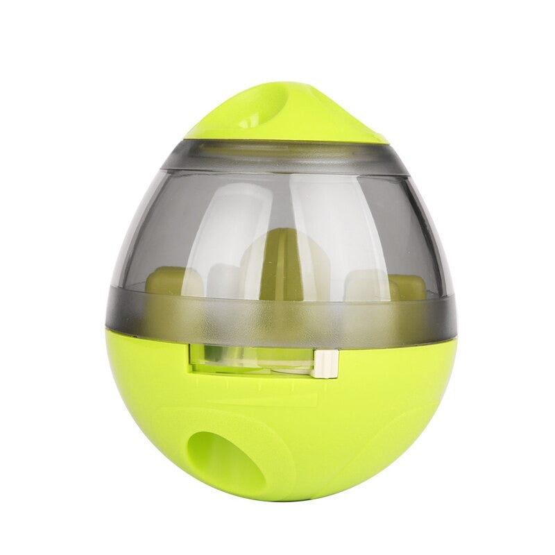Engaging dog puzzle toy, treat dispensing ball for pet boredom relief