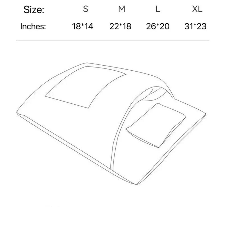 Washable plush sleeping bag pet bed for cats, offering cozy and secure rest.