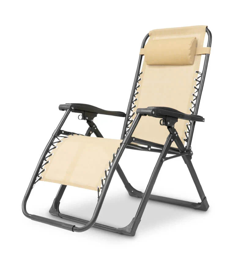 Multi-position zero gravity chair, designed for ultimate comfort on your patio.
