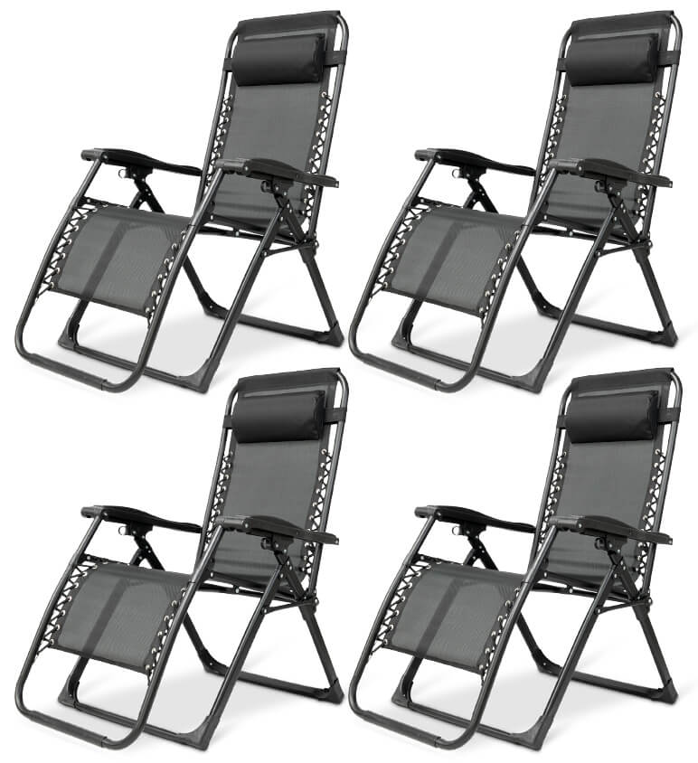Adjustable headrest zero gravity chair, a premium choice for patio furniture.