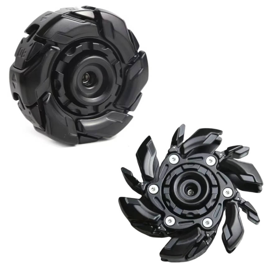 Zinc alloy metal fidget spinner for adults, promoting focus and relaxation.
