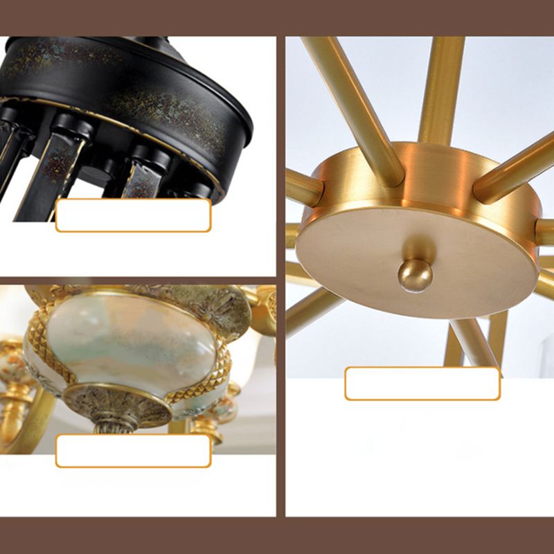 Zorlo elegant antique brass wall light, ambient lighting for living room, modern classic decor.